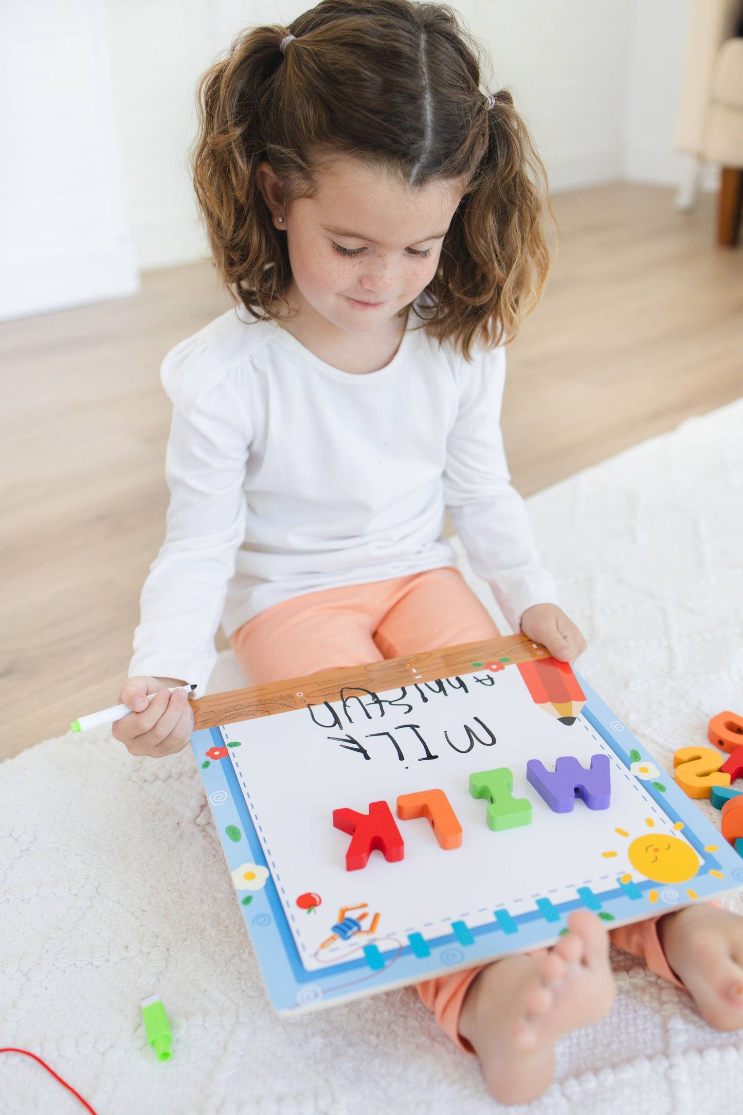 Spirit 'N Sprout - CASE ABC Puzzle with Flashcards, Tactile Alphabet Learning