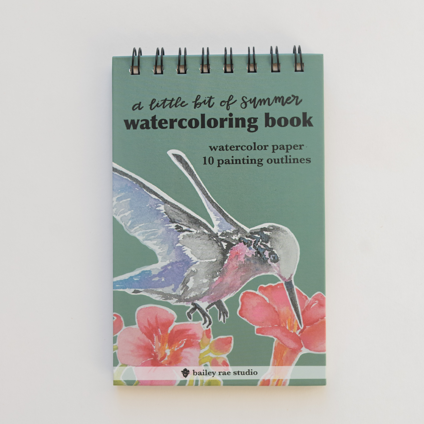 bailey rae studio - A little bit of summer - mini watercoloring book