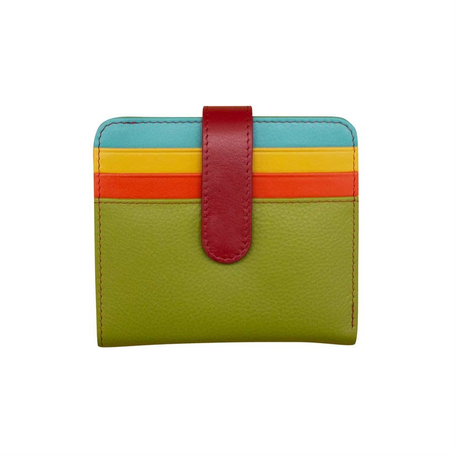 ili New York - Small Leather Wallet - Credit Card Holder - 7301