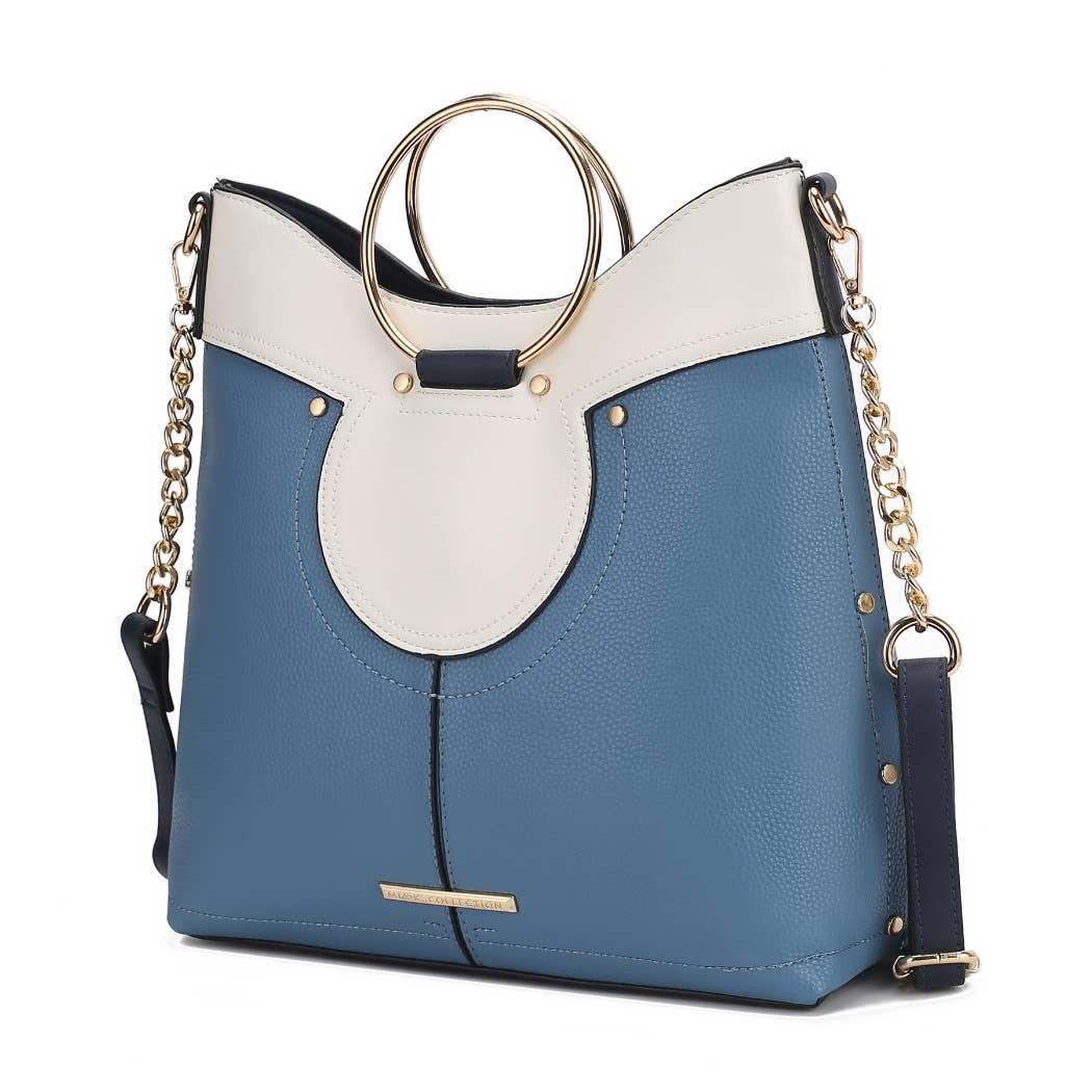MKF Collection - MKF Kylie Top Handle Satchel Handbag Vegan Leather