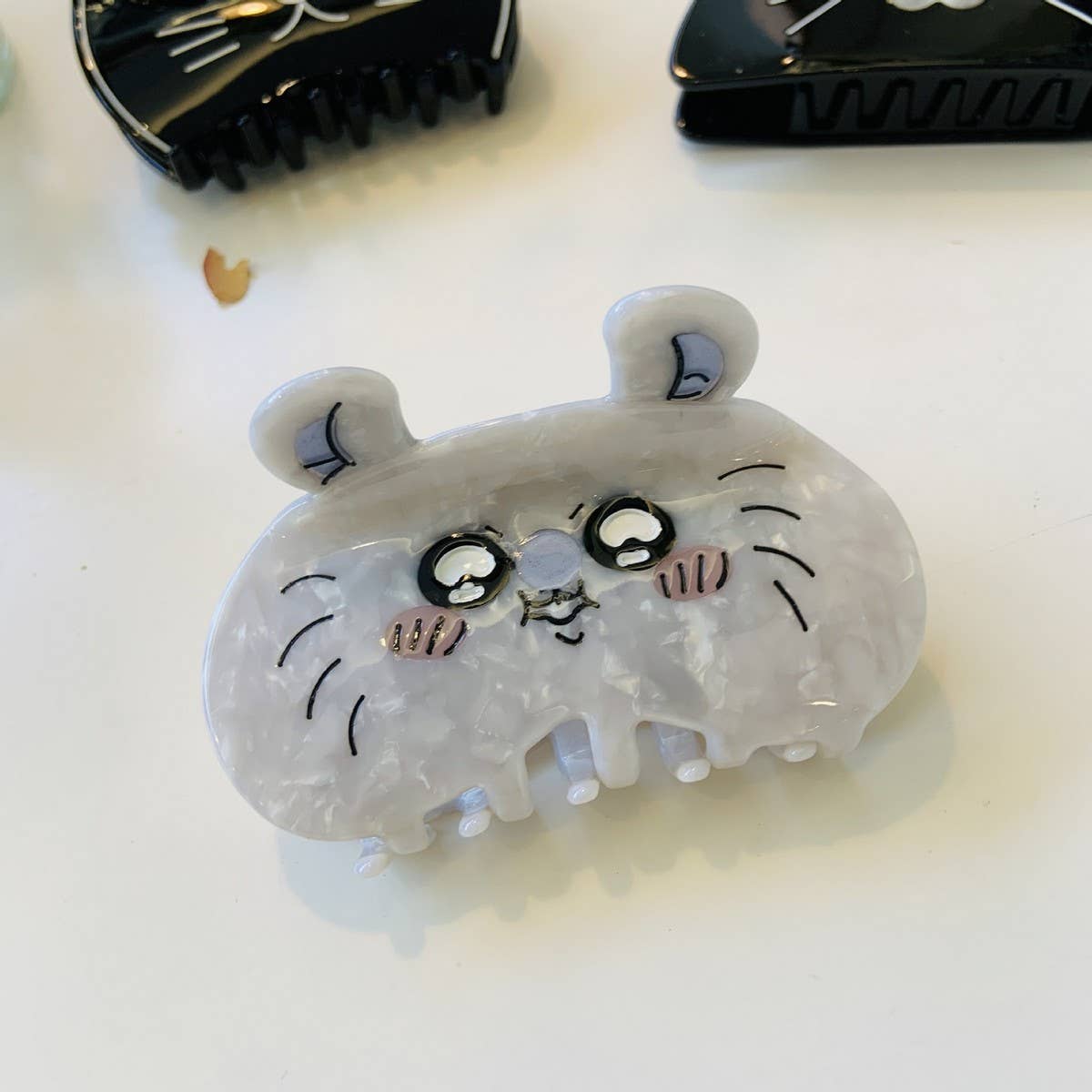 NINEXIS - CWAHA1523_FUNNY CARTOON CAT,RABBIT,OWL,HAIR CLAW CLIP