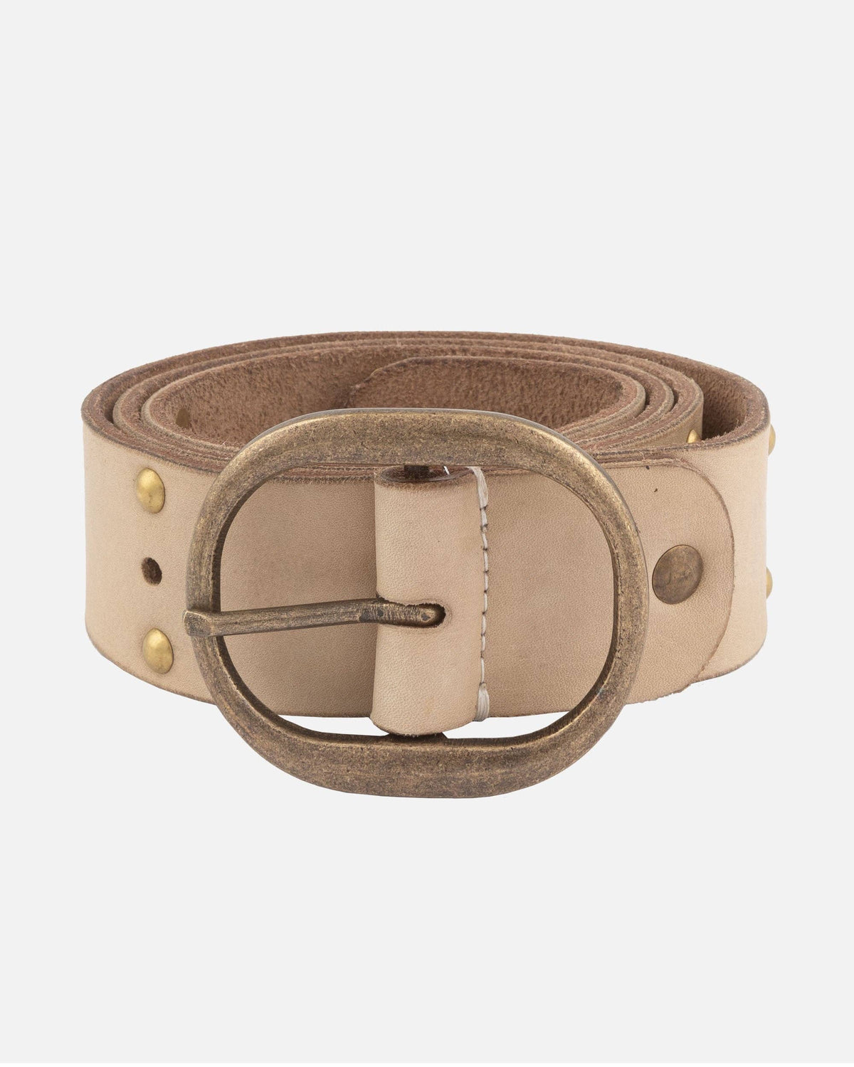 Amsterdam Heritage Leather Belts, Bags, Jackets & Apparel - Devi | Antique Brass-Accented Leather Belt