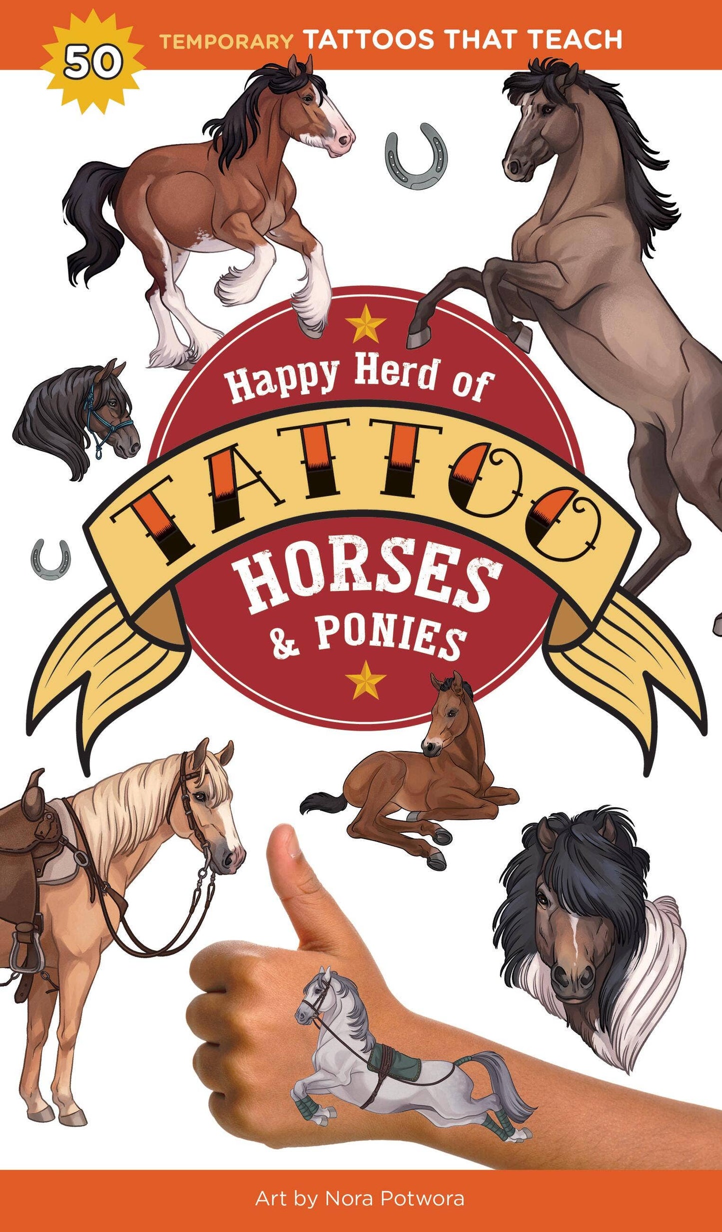 Hachette Book Group - Happy Herd Of Tattoo Horses & Ponies