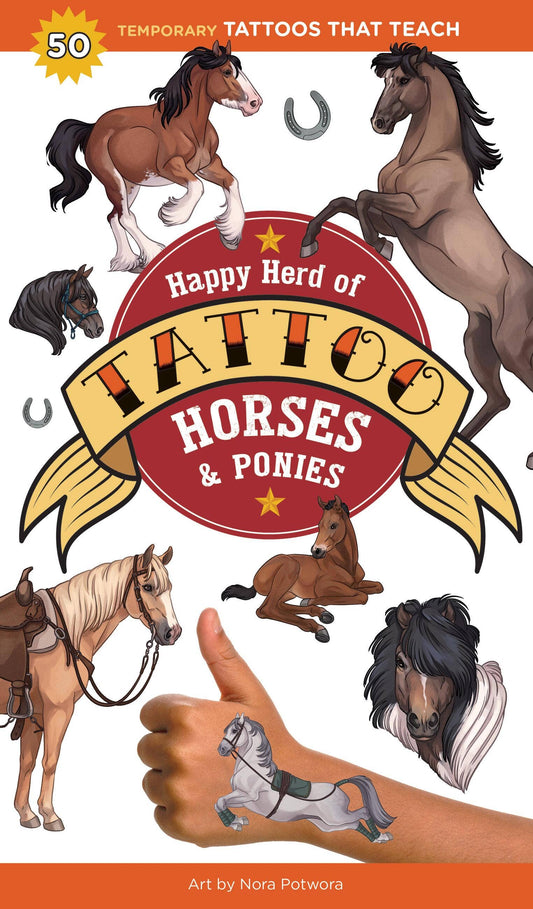 Hachette Book Group - Happy Herd Of Tattoo Horses & Ponies