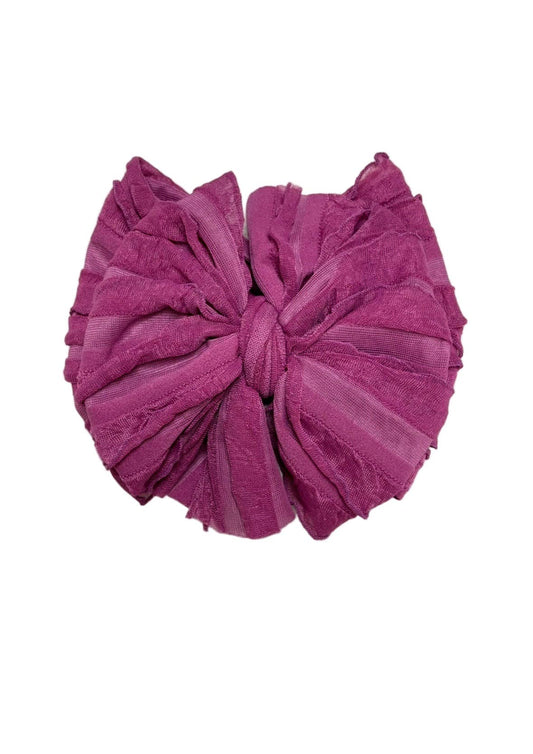 Rockin Royalty - Berry Ruffled Headband