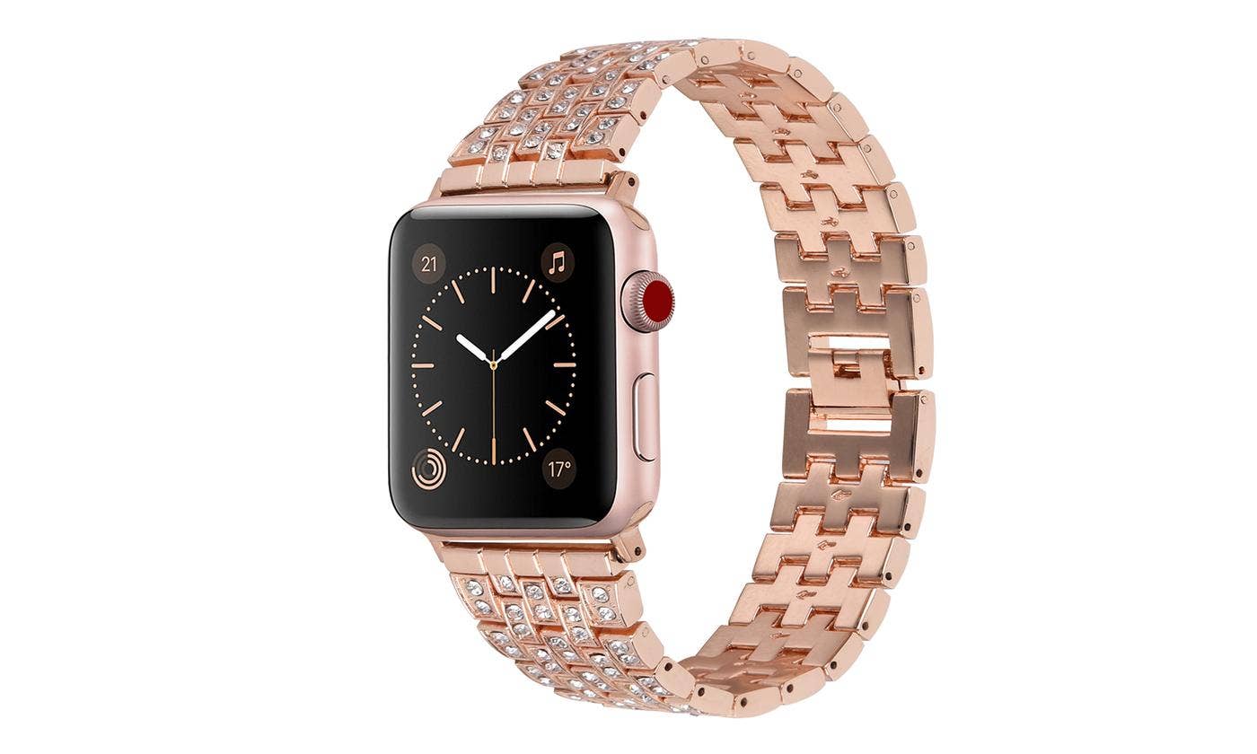 ShopTrendsNow - Crystal Rhinestone Sparkling Band for Apple Watch All Series