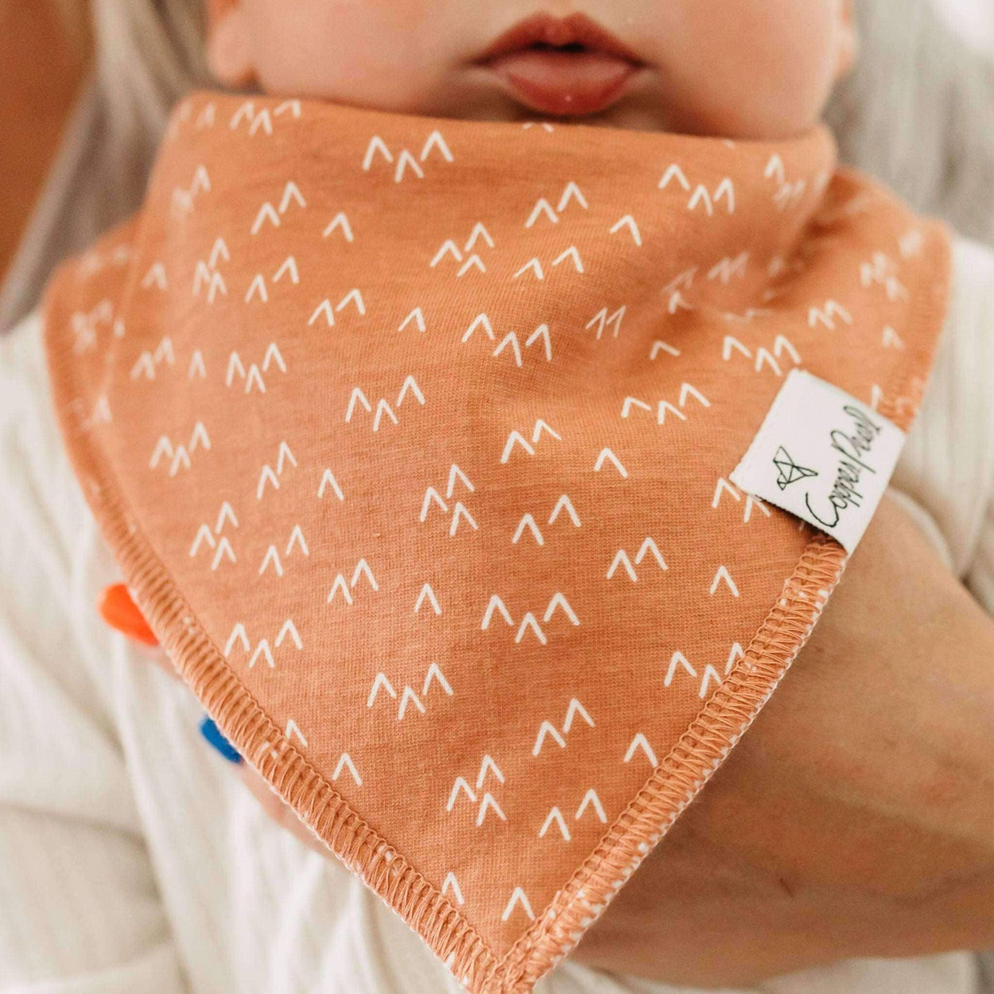 Copper Pearl - 4 Pack Baby Bandana Bibs - Atwood