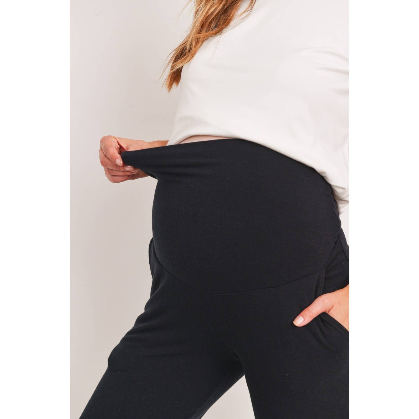 Hello Miz - Straight Leg Maternity Terry Lounge Pants