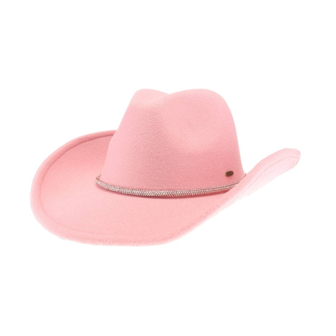 C.C Beanie - Reno Vegan Fabric Cowboy Hat VCC0067