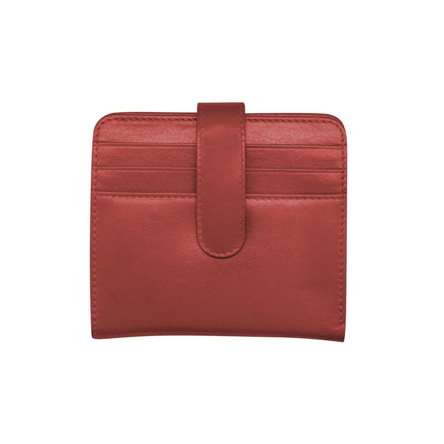 ili New York - Small Leather Wallet - Credit Card Holder - 7301