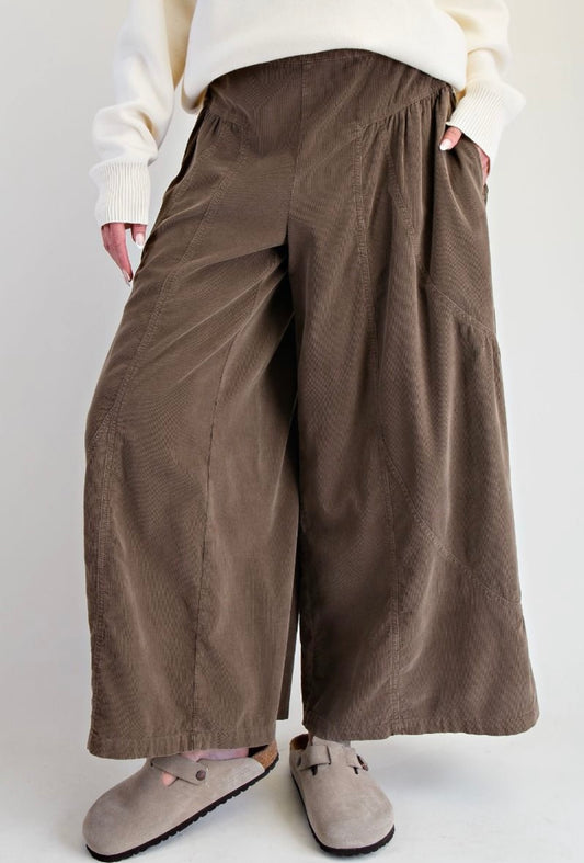 Olive Corduroy Pants