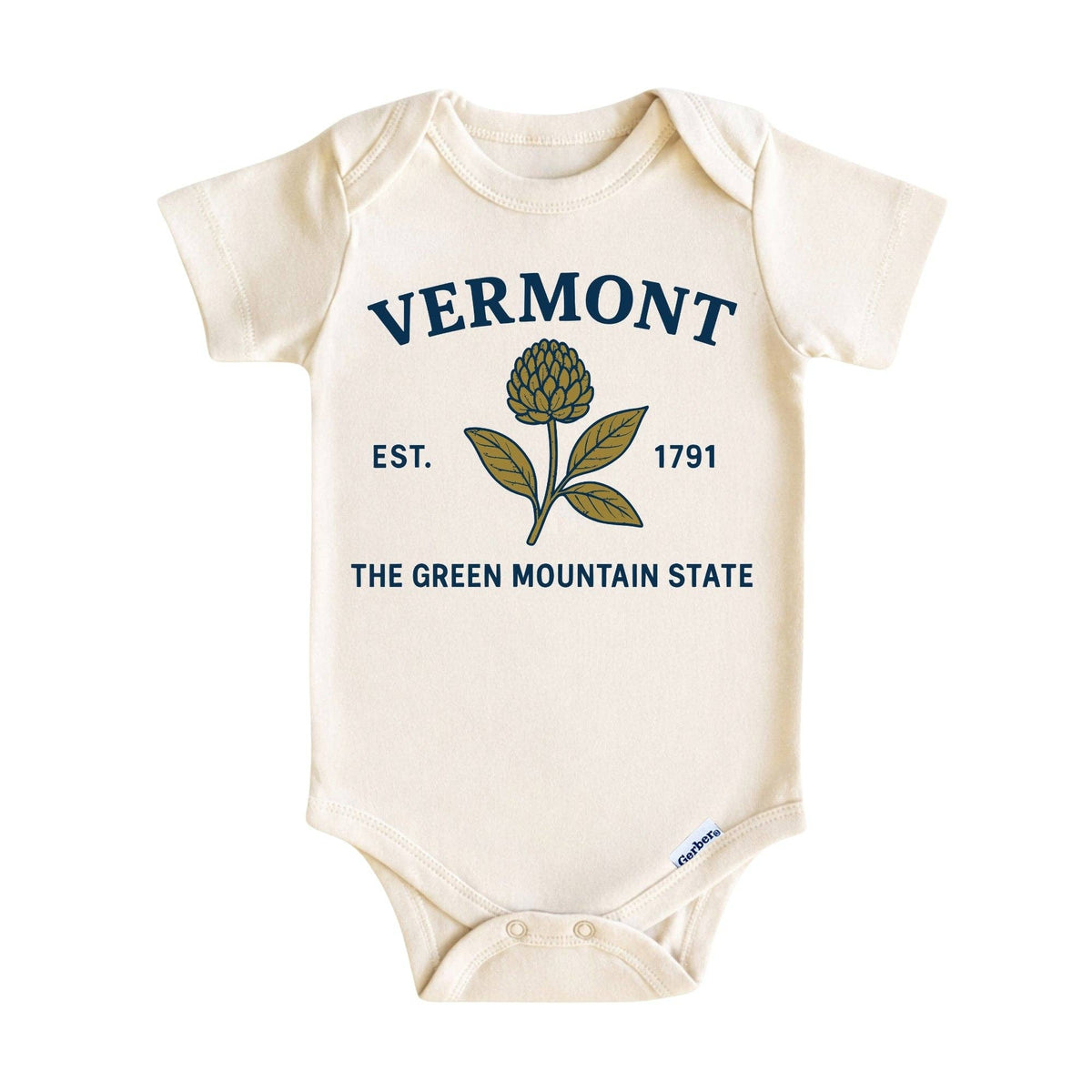 EnjoyMyDesign - Vermont Red Clover Floral Kids T-Shirt or Onesie