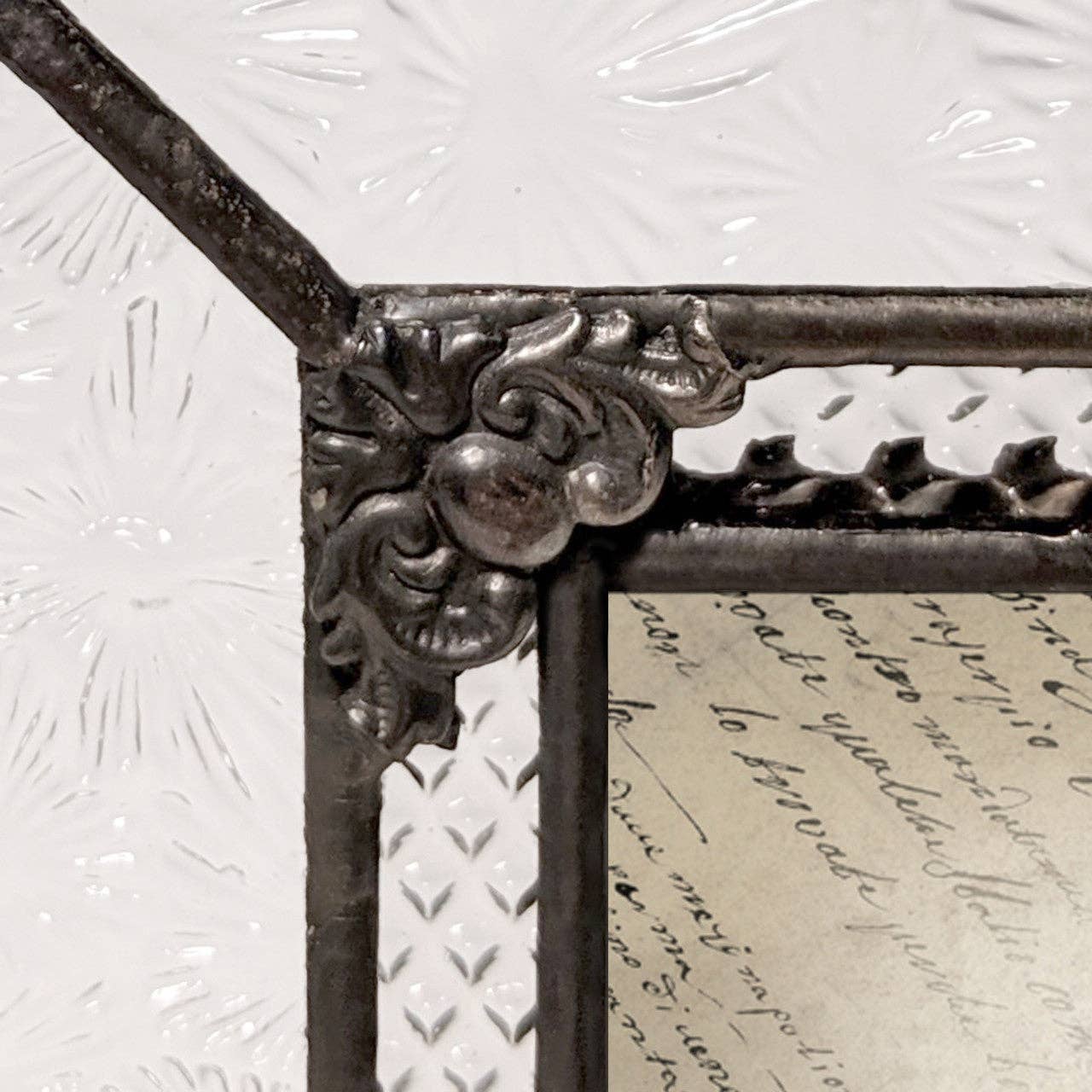 J Devlin Glass Art & Bert Anderson Collection - Pic 380 Florentine Vintage Glass - Easel Back Frame Series