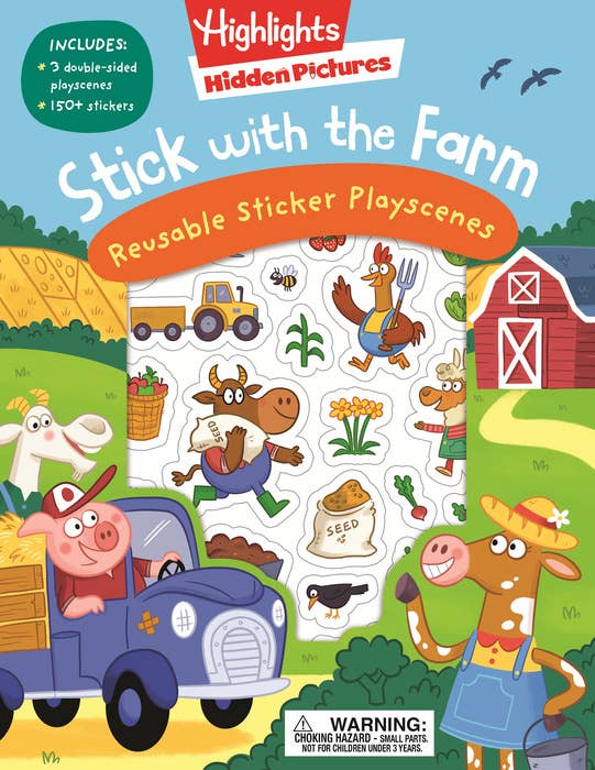 Penguin Random House LLC - Farm HP Sticker Playscenes