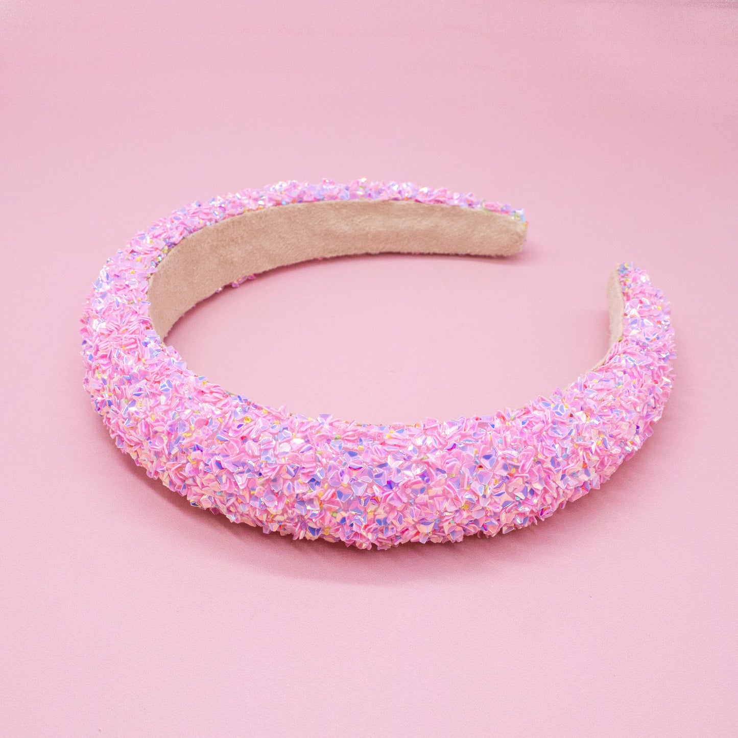 Frog Sac - Kids Padded Headband - Chunky Sequin Hair Band