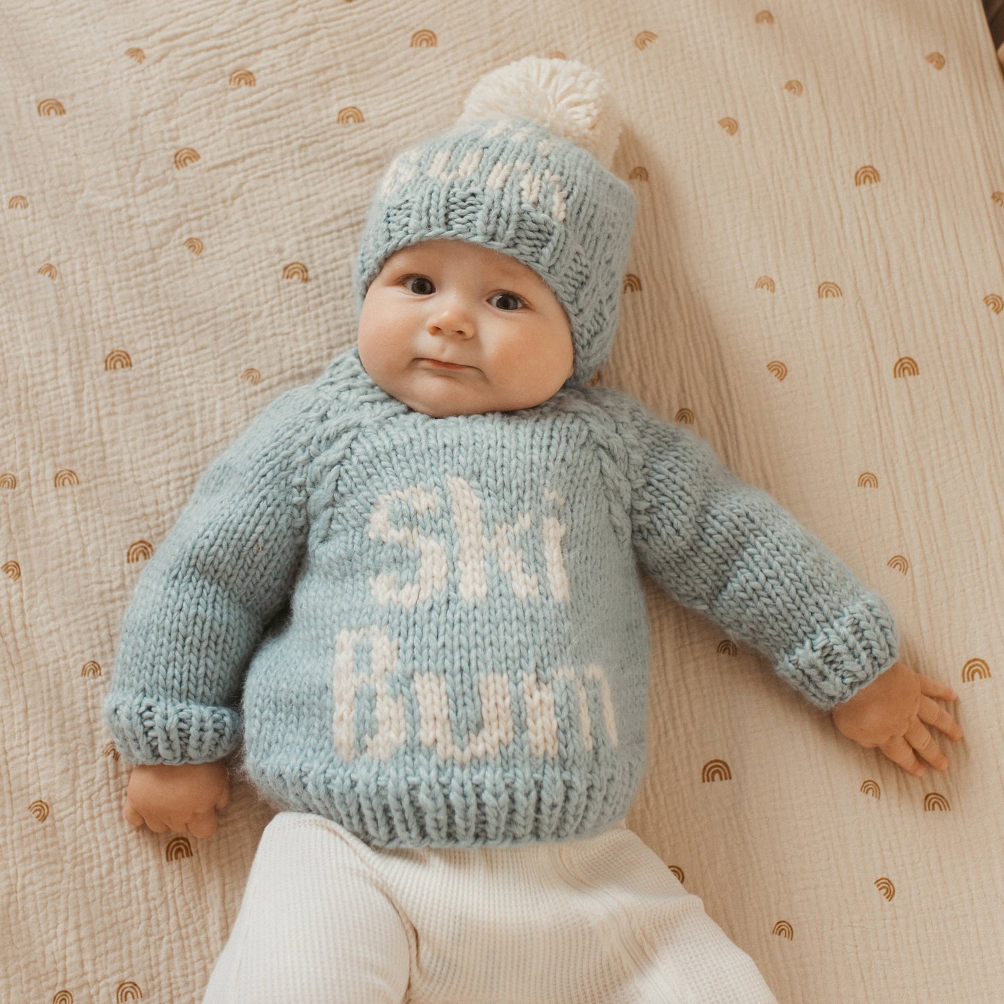 Huggalugs - Ski Bum Surf Crew Neck Sweater Baby & Toddler