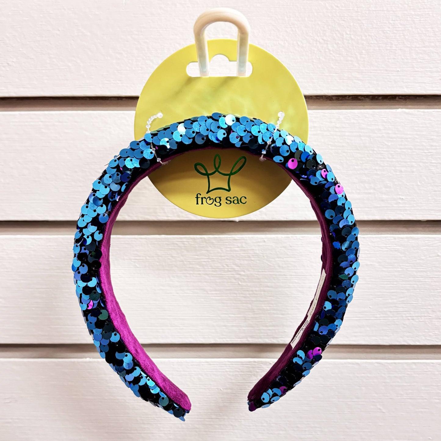 Frog Sac - Reversible Sequin Headband - Kids Padded Hair Band