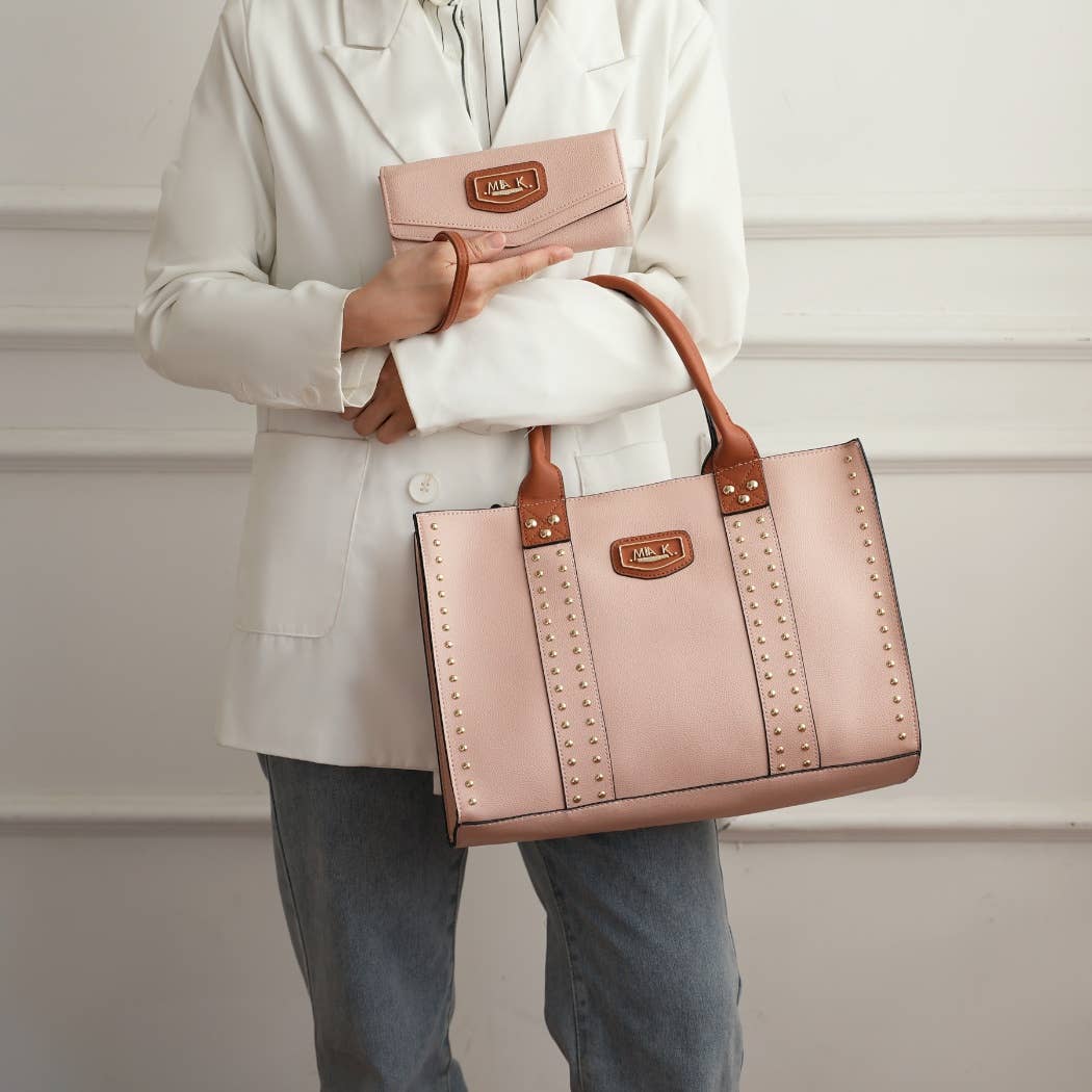 MKF Collection - MKF Davina Tote Handbag and Wallet Vegan Leather Women