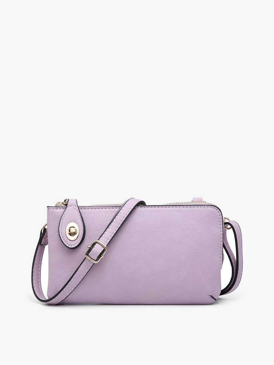 Jen & Co. - M1818 Kendall Crossbody/Wristlet w/ Twist Lock Closure