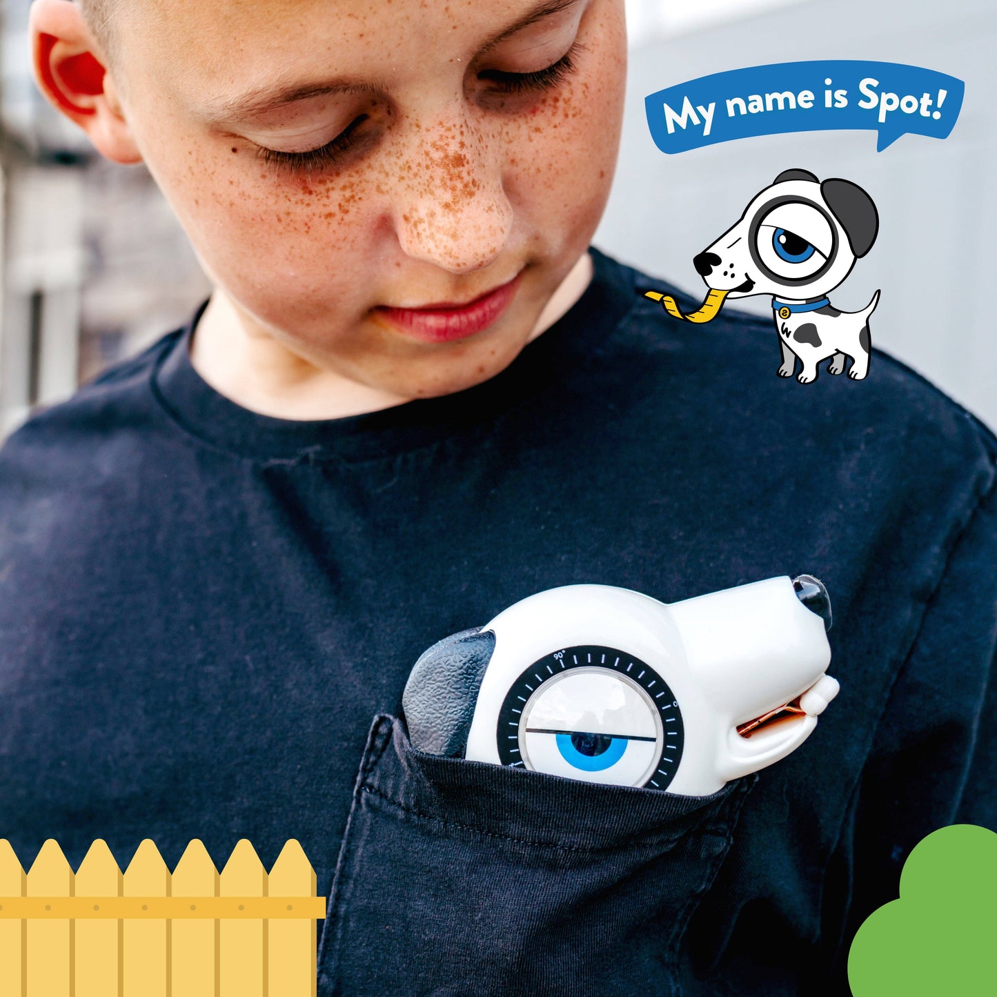 Handy Famm - 4-in-1 STEM Tape Measure / Construction Tool - Dog - "Spot"