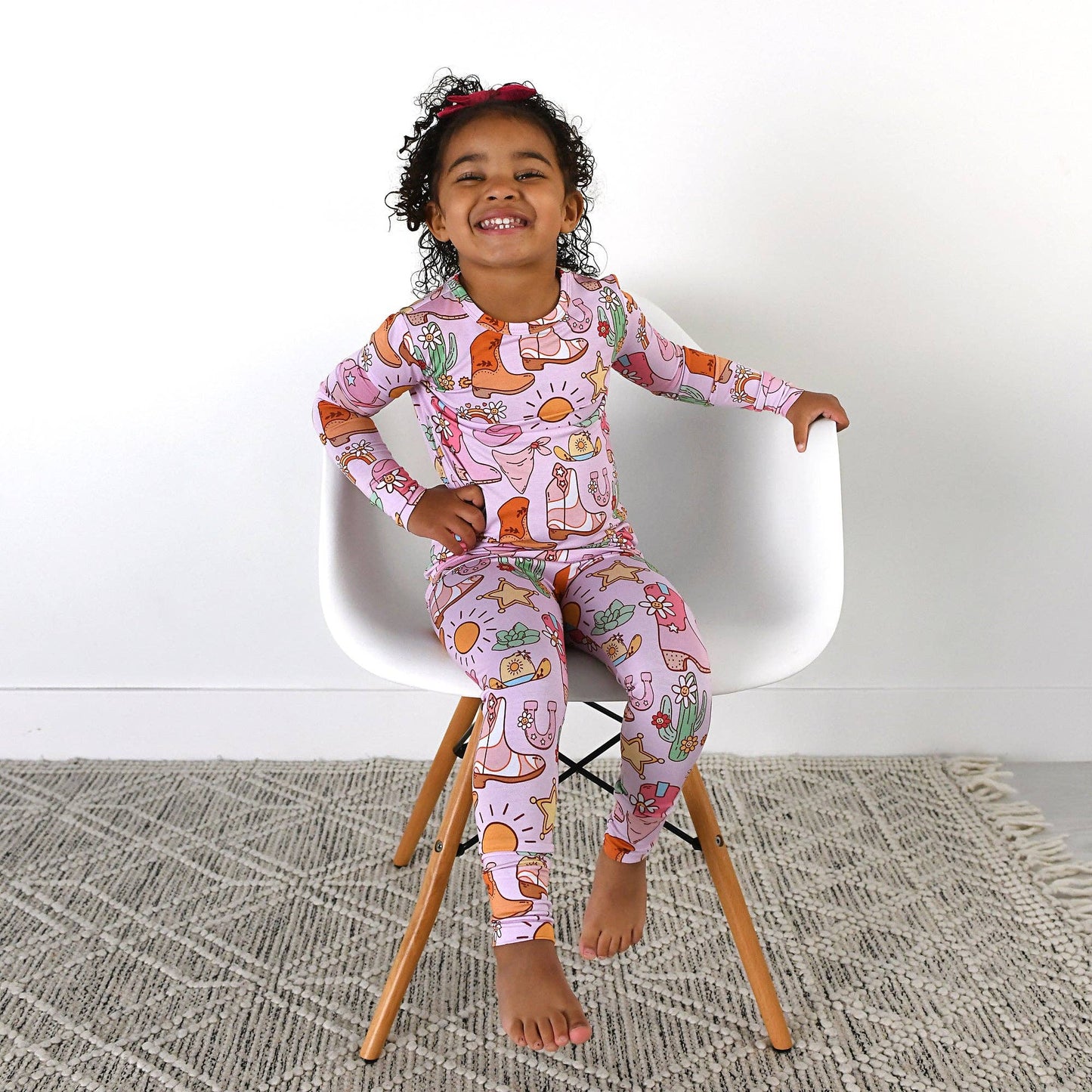 Gigi and Max - Lainey TWO PIECE - NO BUTTON Bamboo Western Toddler Outfit