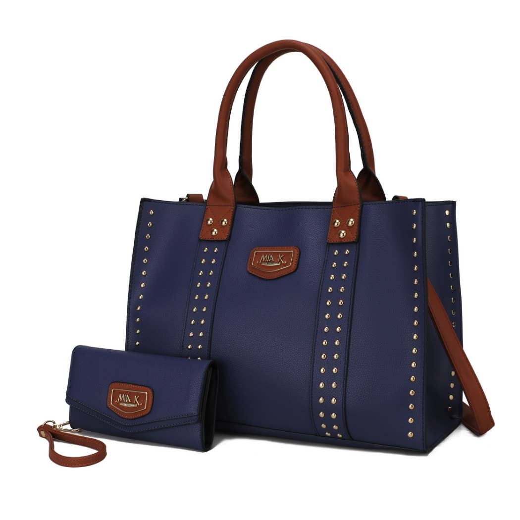 MKF Collection - MKF Davina Tote Handbag and Wallet Vegan Leather Women