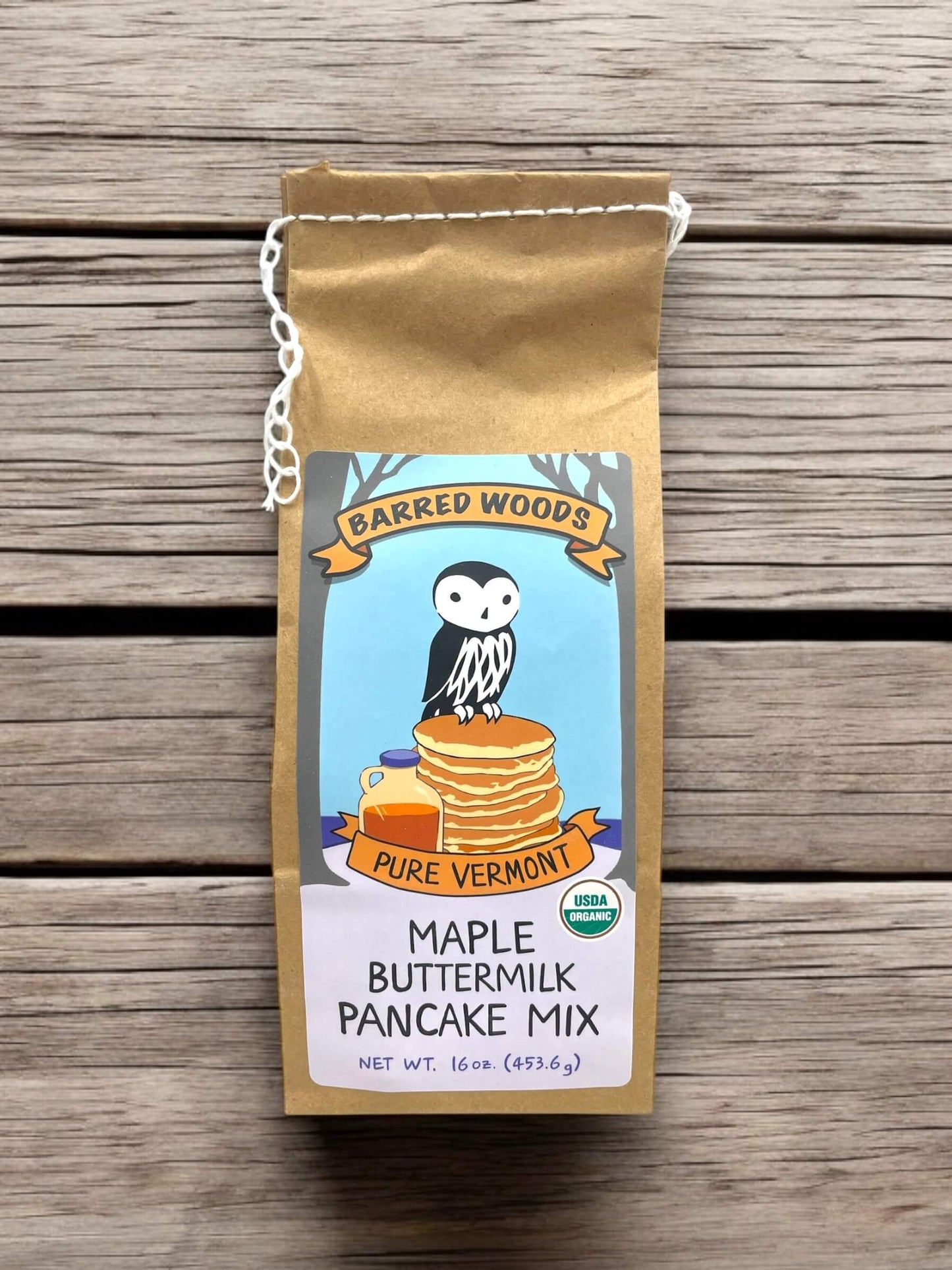 Barred Woods Maple - Organic Maple Buttermilk Pancake Mix