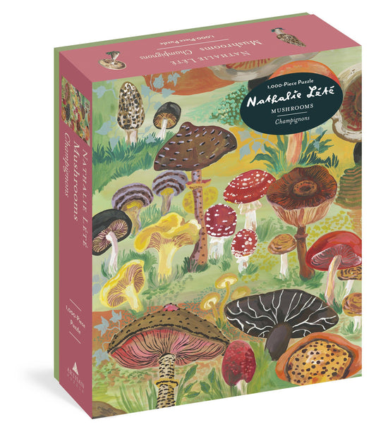 Hachette Book Group - Nathalie Lete: Mushrooms 1,000-Piece Puzzle