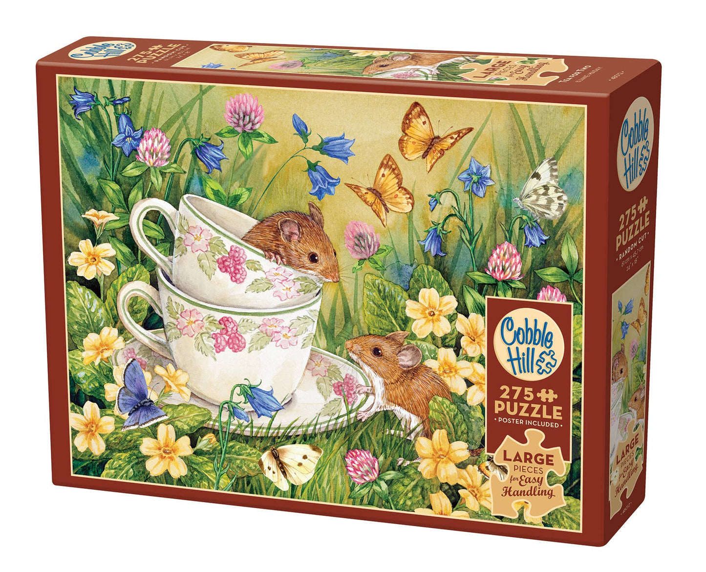 Outset Games and Cobble Hill Puzzles - Tea for Two 275-Piece Puzzle