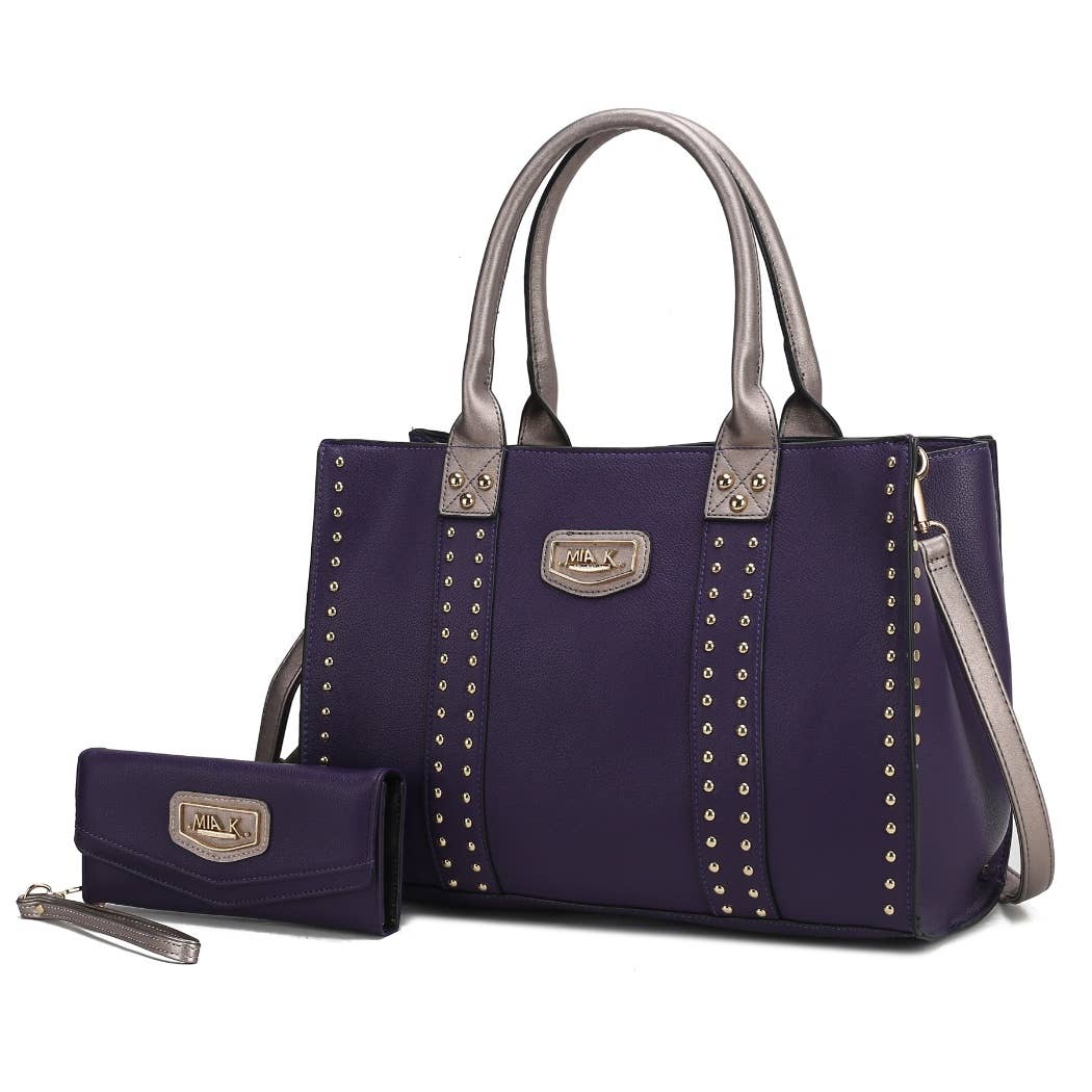 MKF Collection - MKF Davina Tote Handbag and Wallet Vegan Leather Women