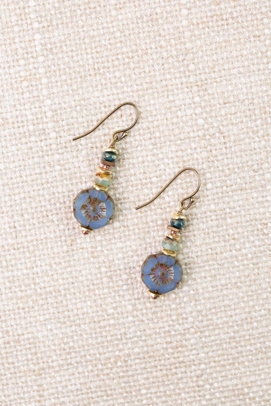 Anne Vaughan Designs Jewelry - Folklore Czech Glass Simple Earrings