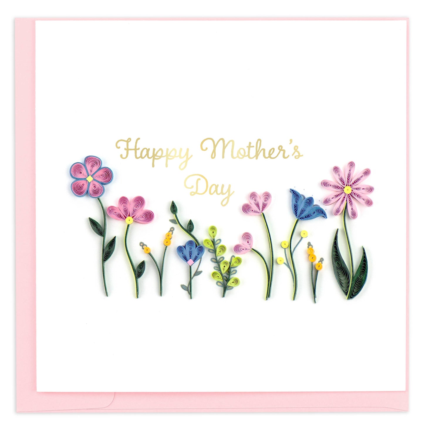 Quilling Card - Quilled Wildflower Mother’s Day Card | Handmade Card