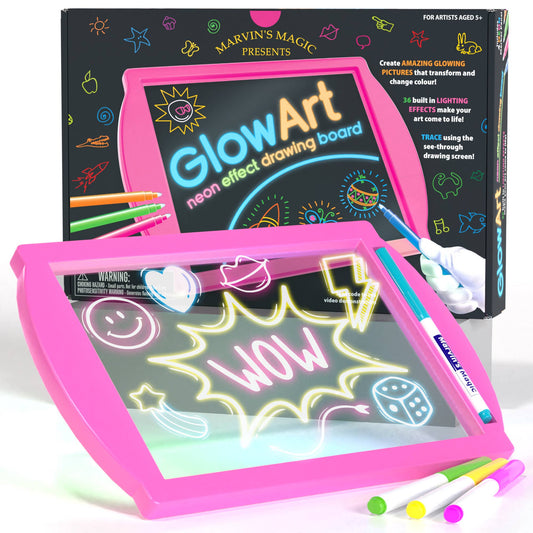 Marvin's Magic - Glow Art Drawing Board - Pink