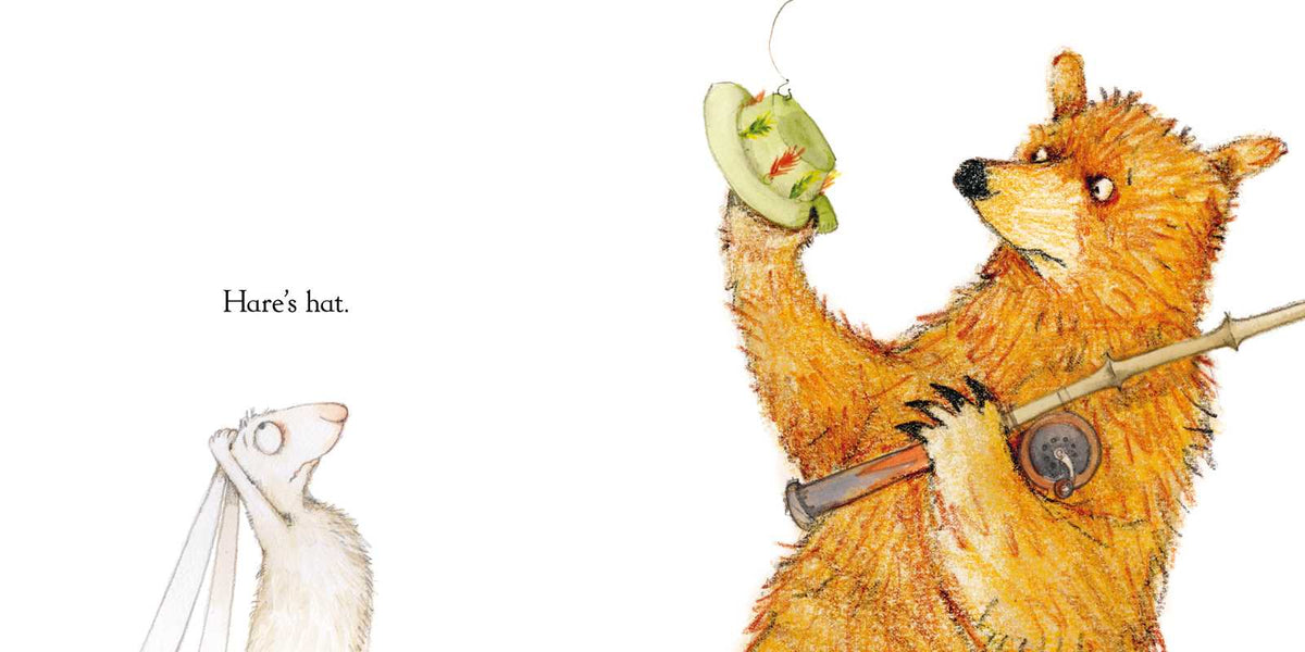 Simon & Schuster - Bear & Hare Go Fishing by Emily Gravett