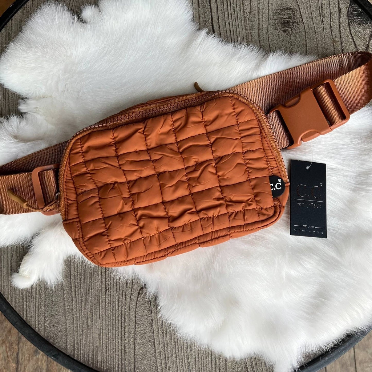 MiMi Wholesale - BGS0064 Tina Puffer Quilted Fanny Pack