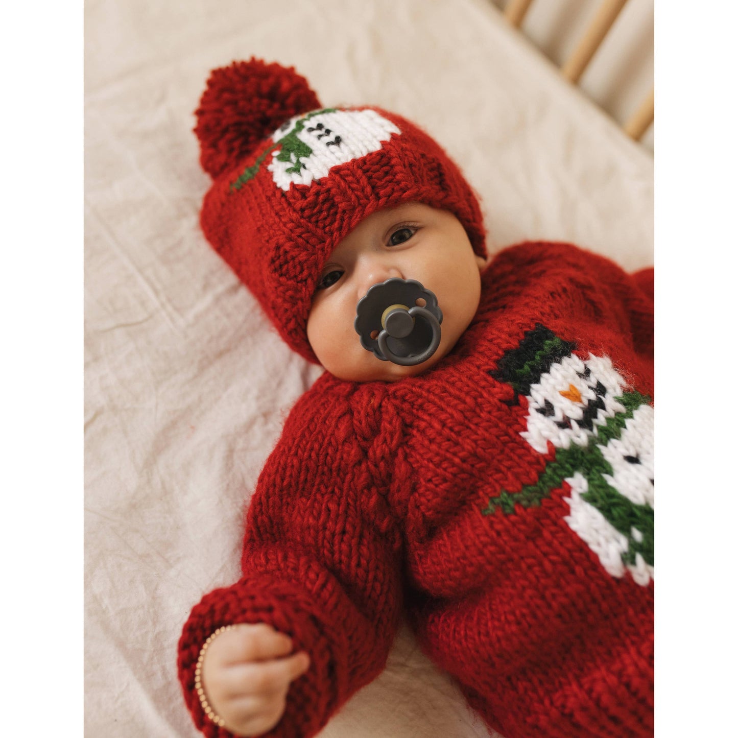 Huggalugs - Frosty Snowman Ruby Crew Neck Sweater Baby & Toddler