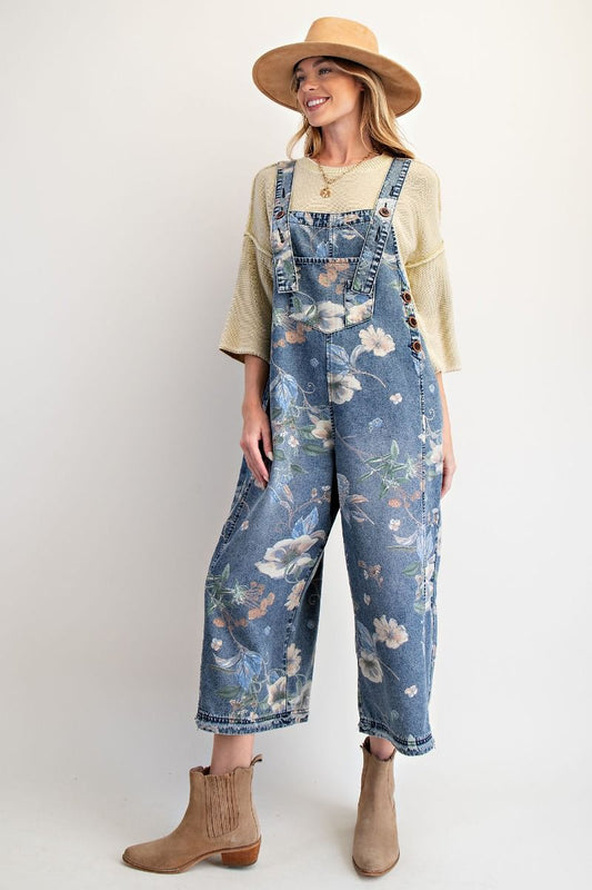 Floral Overalls