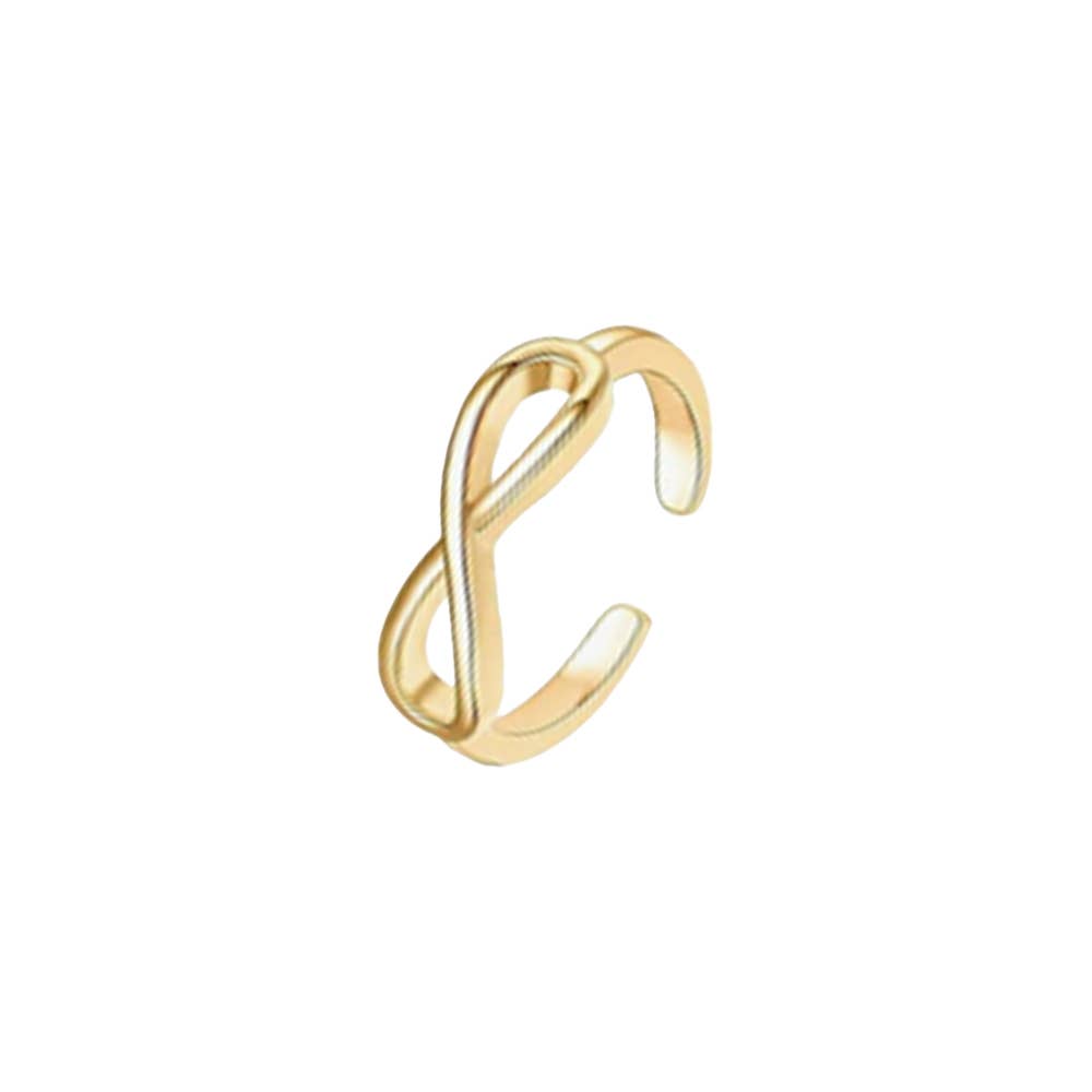 Maya J - Breezy Adjustable Toe Rings - Gold-Plated -2 Pack (By Style)