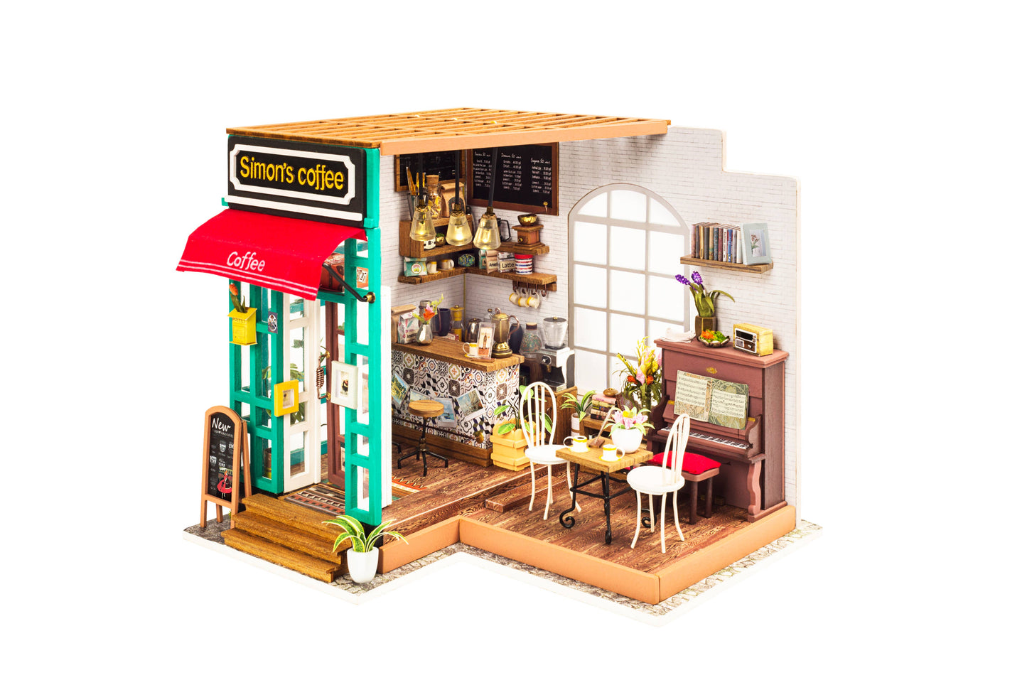 Hands Craft - DIY Miniature House Kit: Simon's Coffee