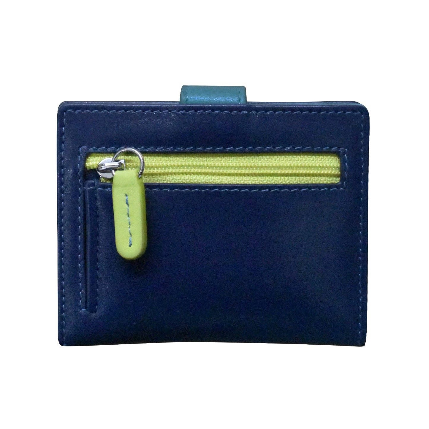 ili New York - 7803 MINI ASYMMETRIC CARD WALLET WITH TAB