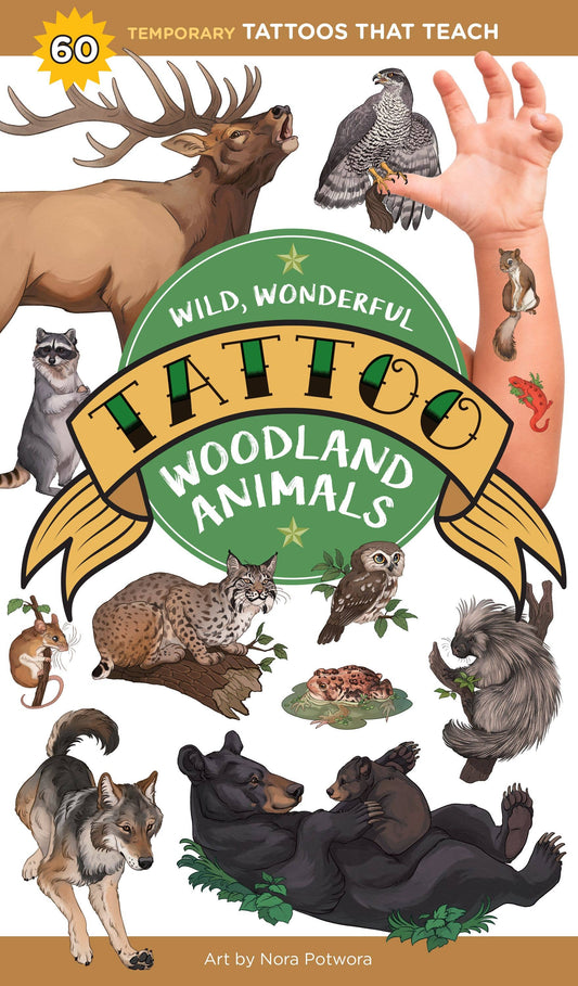 Hachette Book Group - Wild, Wonderful Tattoo Woodland Animals