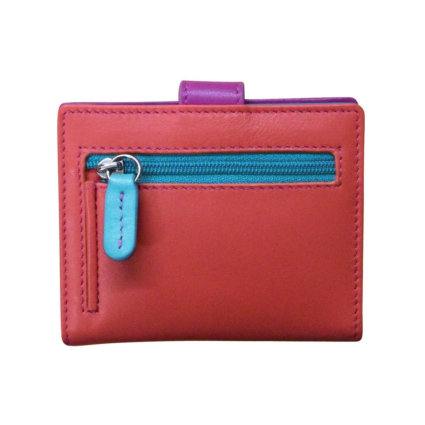 ili New York - 7803 MINI ASYMMETRIC CARD WALLET WITH TAB