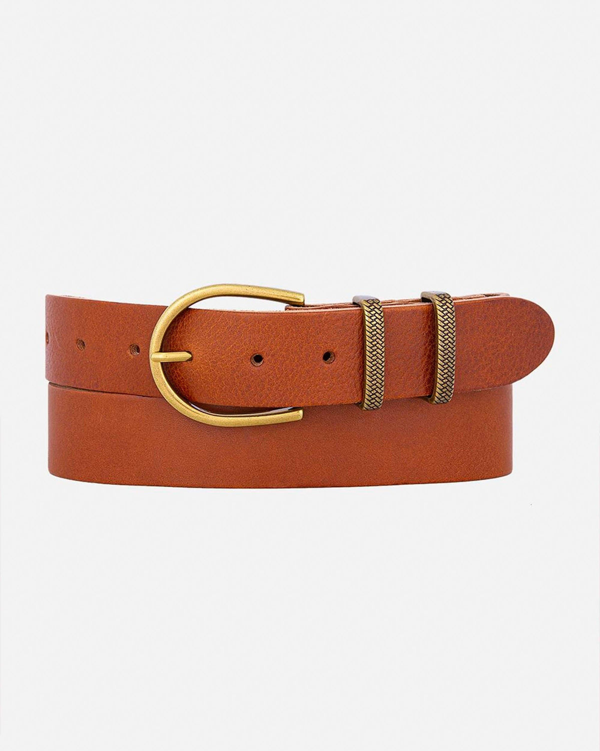 Amsterdam Heritage Leather Belts, Bags, Jackets & Apparel - Pieta | Classic Leather Belt with Metal Keeper