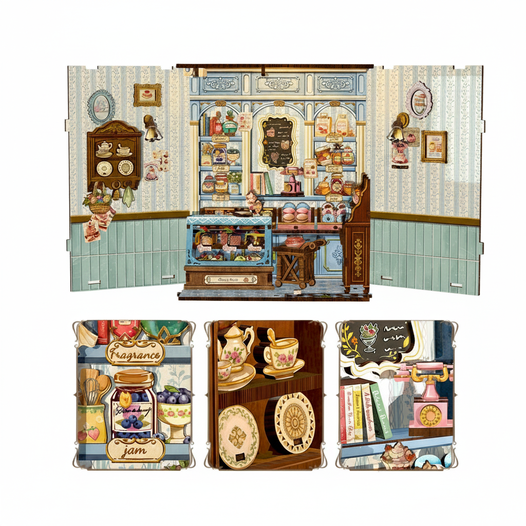 Hands Craft - DIY Book Nook Kit: Sweet Marie