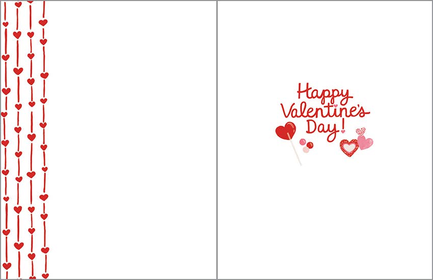 GINA B DESIGNS - Valentine Greeting Card - Sweets