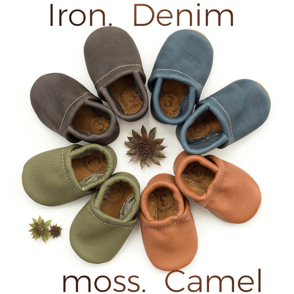Starry Knight Design - Loafer Baby and Toddler Shoes( Iron, Sienna, Lichen, Navy)