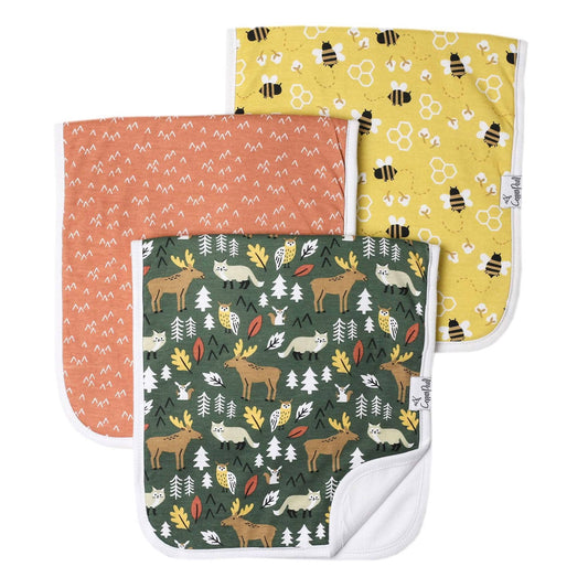 Copper Pearl - 3 Pack Premium Burp Cloths - Atwood