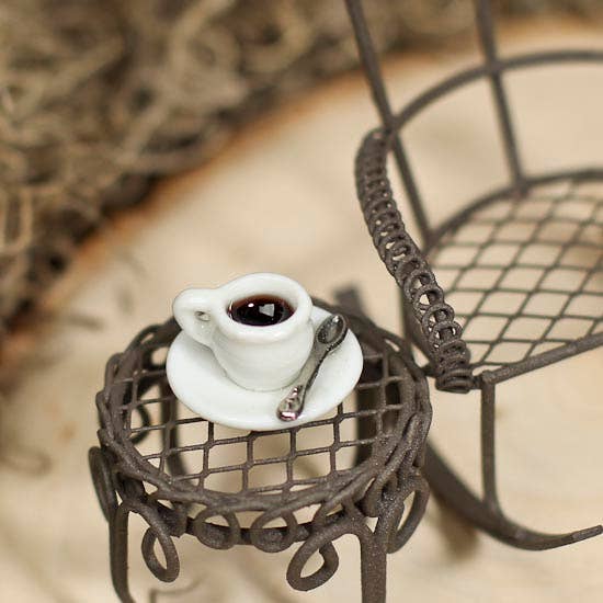 Factory Direct Craft - 7/8" Dollhouse Miniature Porcelain Coffee Cup
