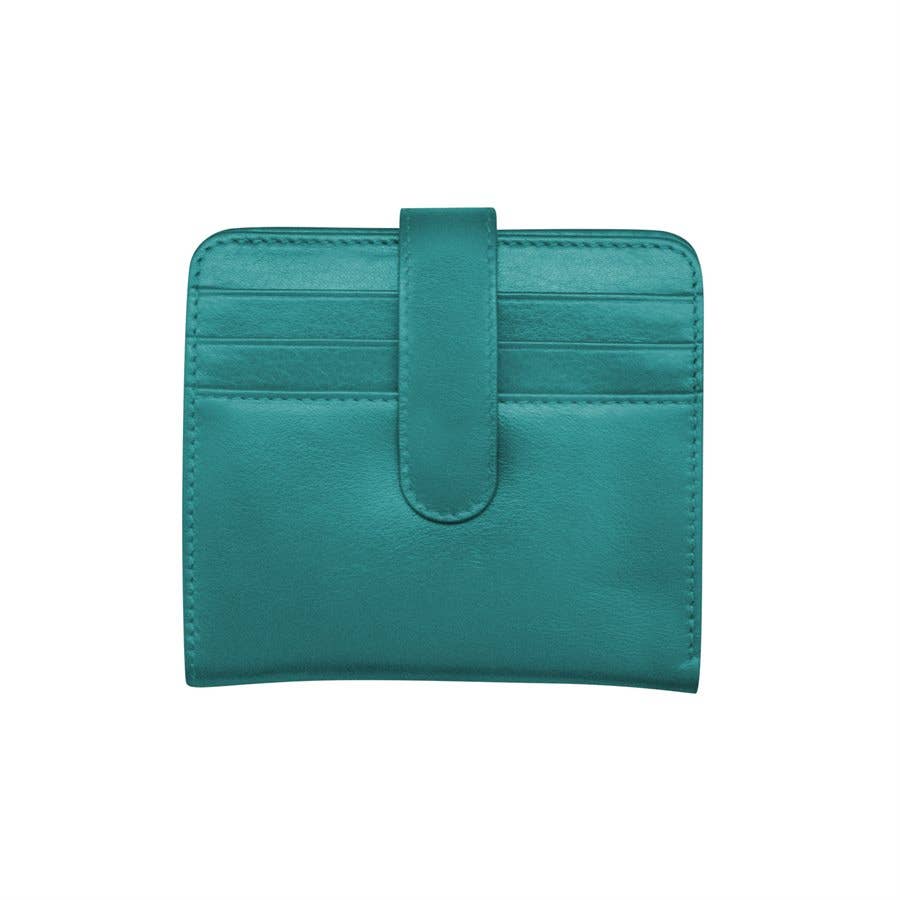 ili New York - Small Leather Wallet - Credit Card Holder - 7301