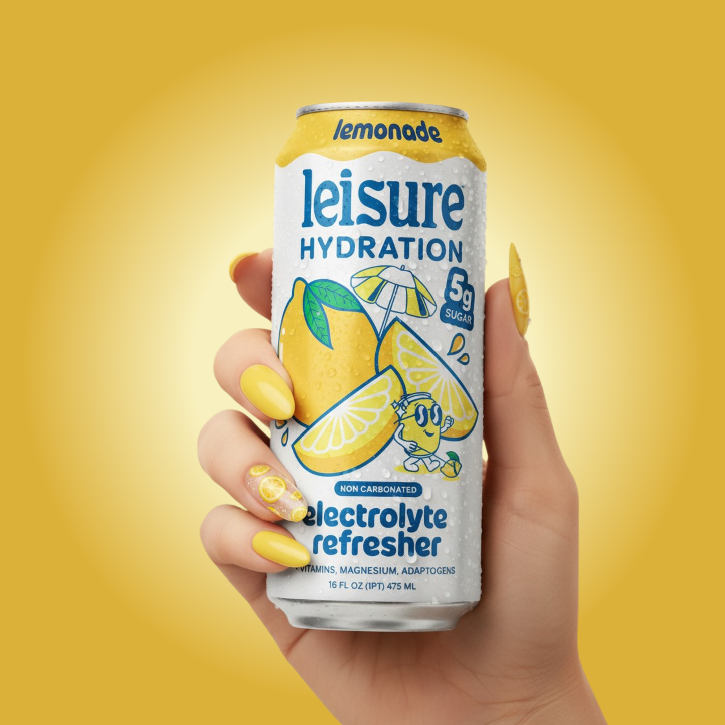 Leisure Hydration - Leisure Hydration Electrolyte Lemonade (16 oz x 12pk)